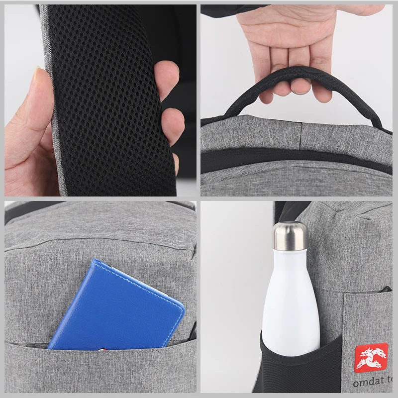 Men sport usb large wholesale plecak business anti theft  for men computer bag laptop backpack with usb charging laptop backpack