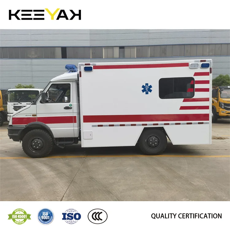 Brand New IVECO 4*4 Patients Emergency Rescue Ambulance Ambulance Monitoring Vehicle Mobile Medical Ambulance Vehicle for Sale