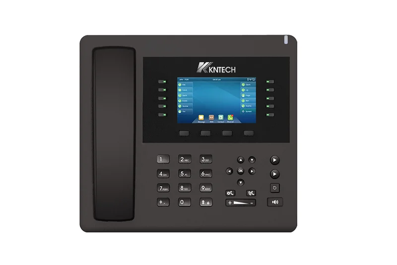  KNTECH 4 3 дюймовый цветной экран Android 2 SIP телефон поддерживает 6 счетов аудио Ip