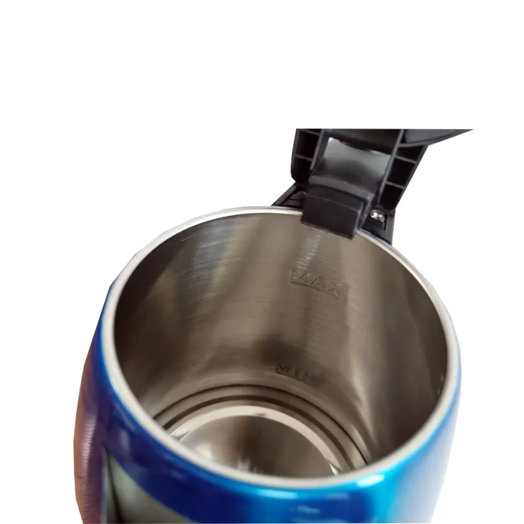 1.8L OEM portable kitchenware electric kettle with blue colors