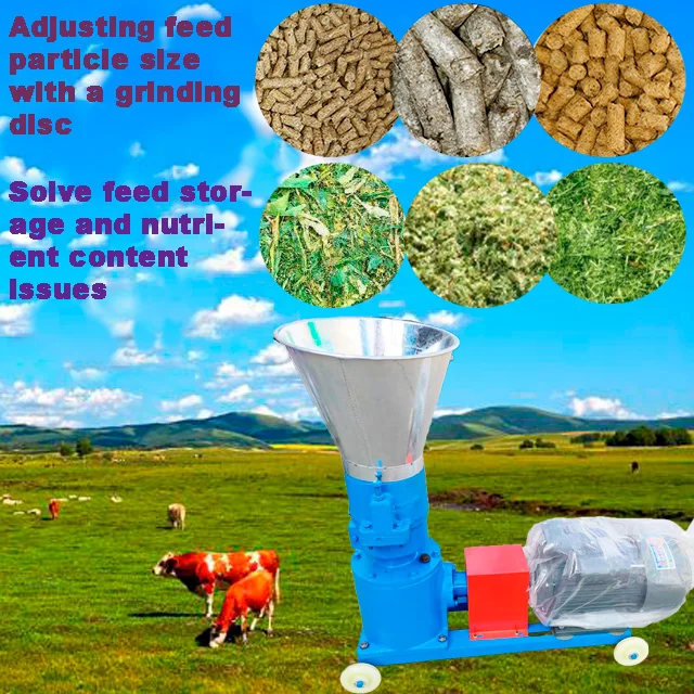 Poultry Animal Pellet Feed Machine Pellet Mill For Cattle Feed