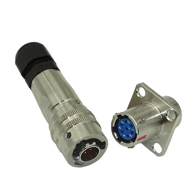 Y50X-0807TJ6F-B/Y50X-0807ZK10-B взрывозащищенный хвост из нержавеющей стали в стиле милитари электрические цилиндрические соединители