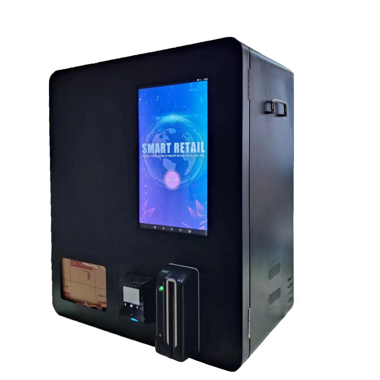Mini Wall Mounted Vending Machine with 15.6-inch screen cashless and banknote payment