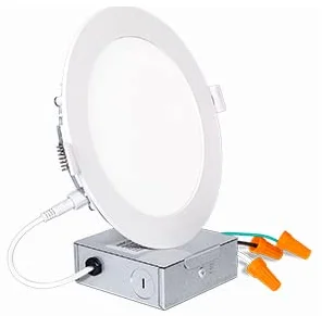 ETL 6 Inch 5CCT Adjustable +Night Light Die Cast Ultra Thin Downlight 14W+3W For livingroom