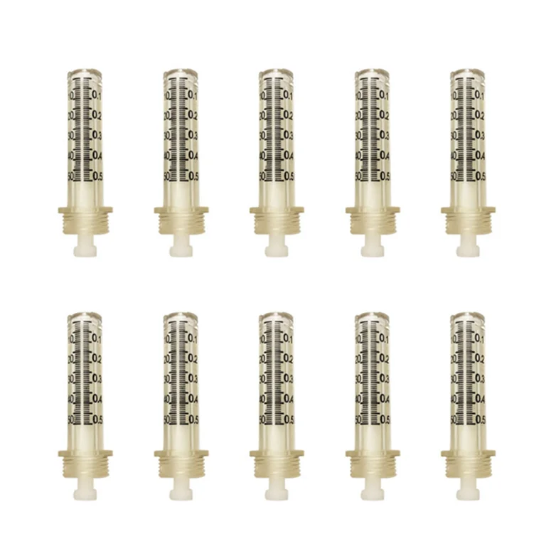 ampoule Head 0.3mL/0.5mL Seal Disposable Syringe Ampoule 2 Head Needle atomizing instrument ampoule head