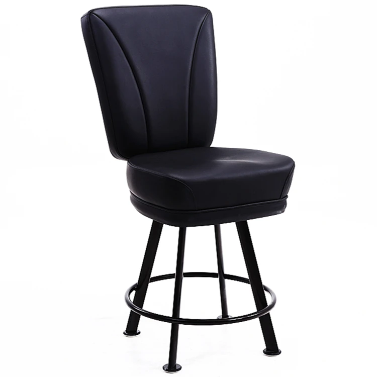 Good Quality Black Casino Chairs  Bar Chair Casino Seating Gambling chairs