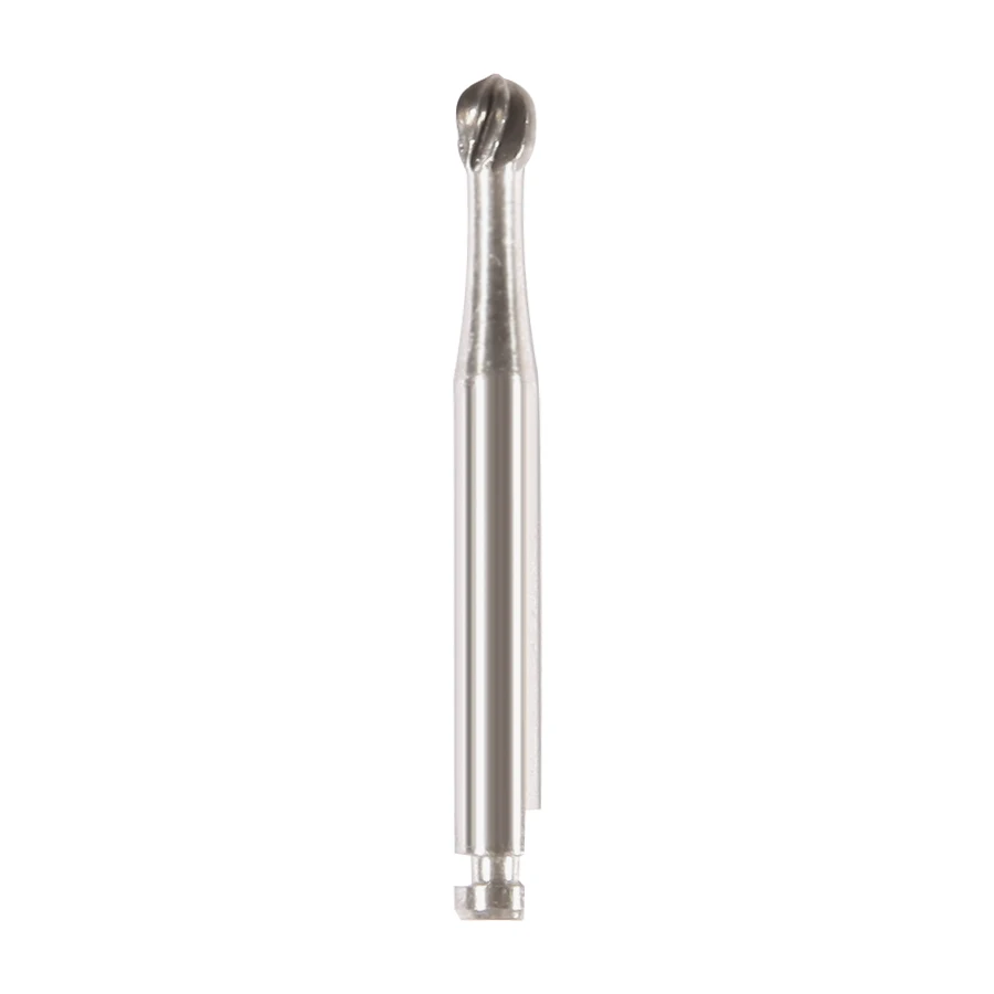 RA8 Round Dental Tungsten Steel Carbide Burs, 22mm (Pack of 5), Carbide for Low Slow Speed Handpiece Contra Angle Latch Type