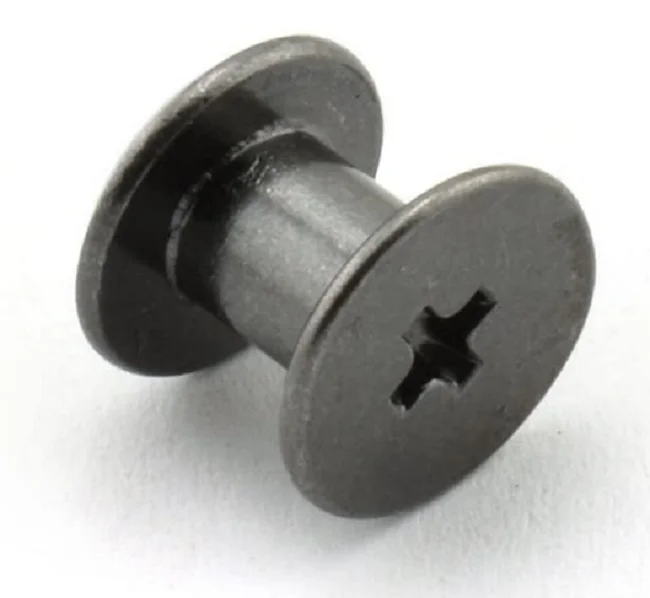 Shenzhen LEITE OEM binding barrel sex Post Chicago screw for leather book metal craft belt