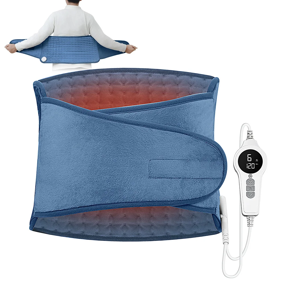 Electric Heat massager Pads  Heated Waist Belt Wrap with 3 Fast Heating