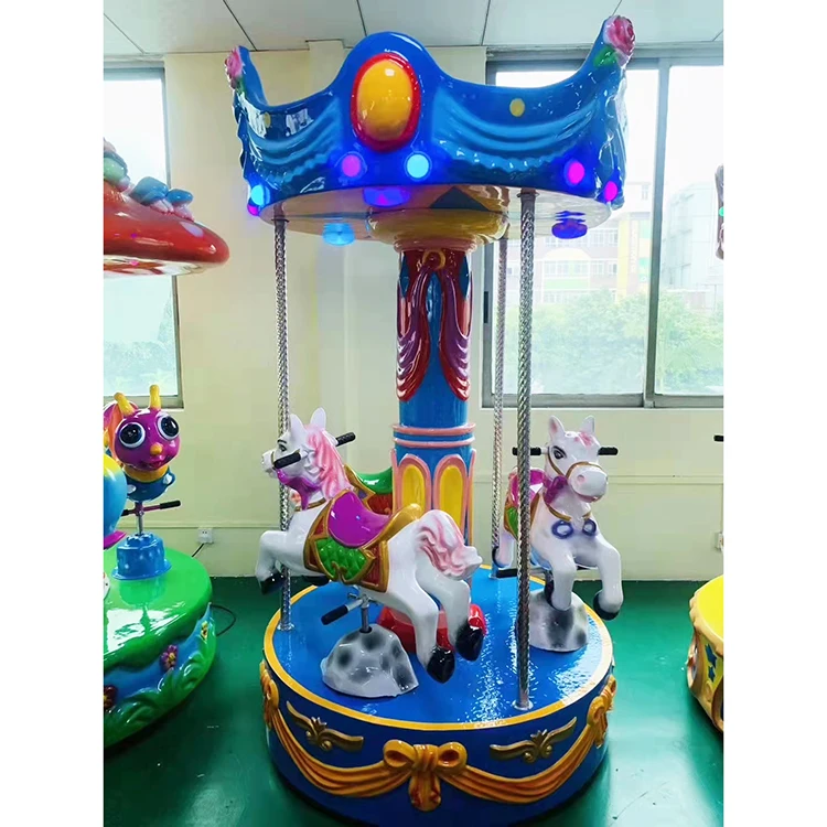 High quality carousel with lights and music merry go round horses for sale
