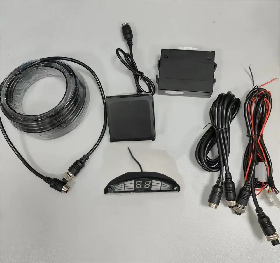 Universal 77 Ghz radar anti collision warning system with digital distance display parking sensor for cars trucks