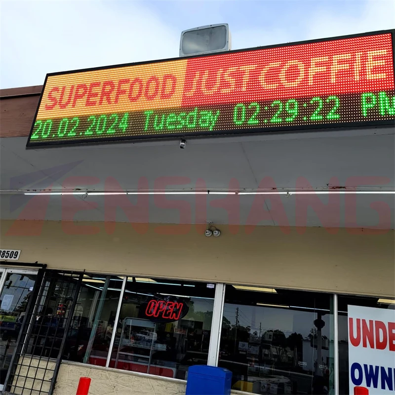 Customised 4k RGB Green Programmable Large Commercial Digital Advertising Module Outdoor Indoor Road Led Display Signage Rolling