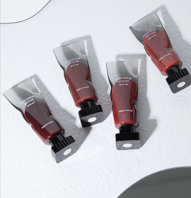 6 Colors Mirror Lip Gloss Clear Tint Sexy Red Lip Moisturizing Non-stick Cup Longlasting Lip Glaze Beauty Cosmetics