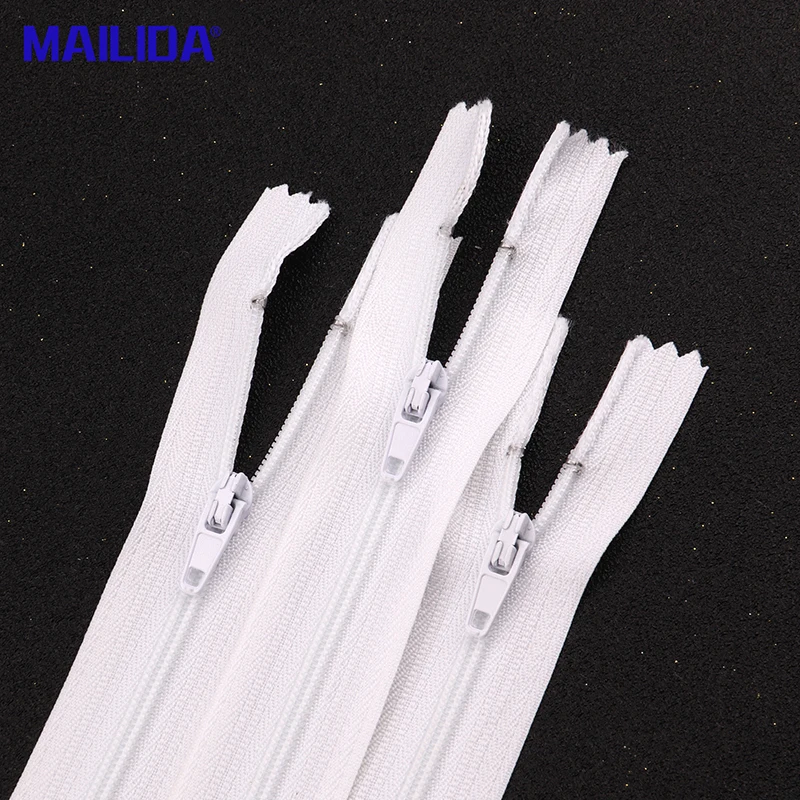 
Nylon Zippers for Suits White 3# 5# 7# 