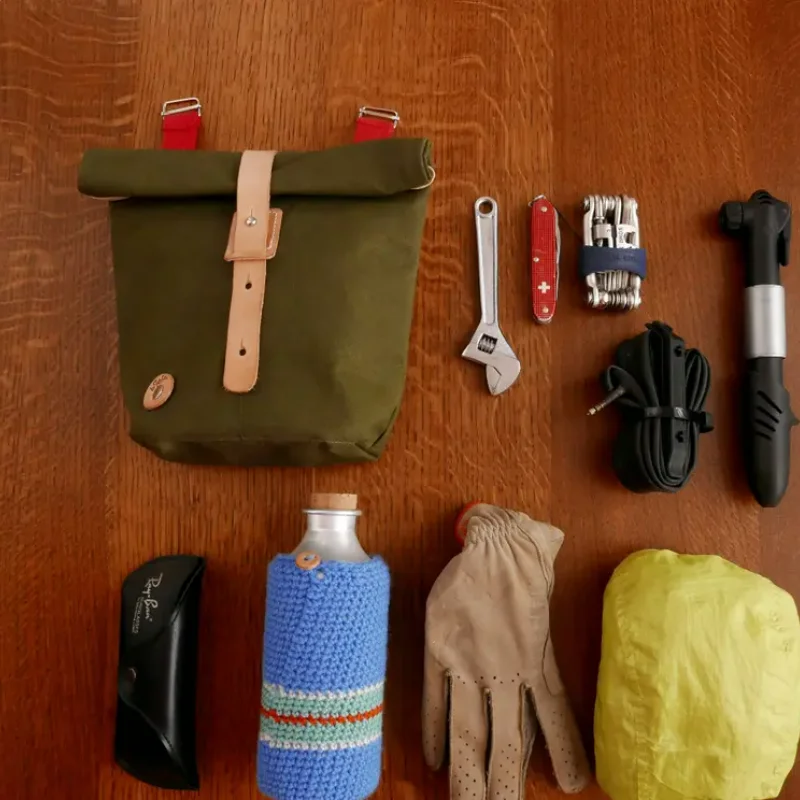 Portable Modern Bicycle Front Bags Canvas Outdoor Handlebar Case Classic Bike Accessories