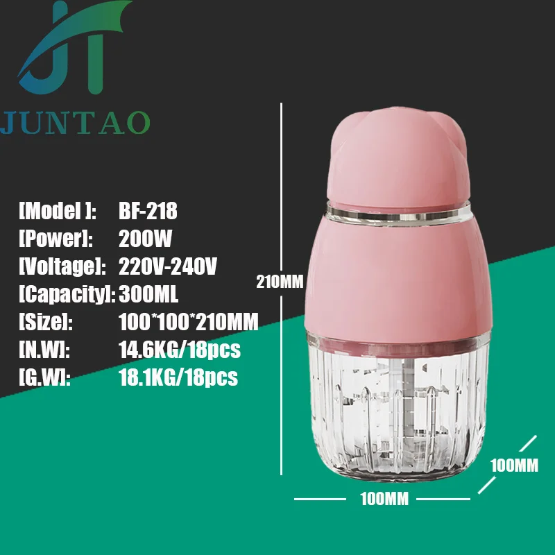 Glass Container Mini Food Manual Smoothie Oat Milk pink Personal Mixer Grinder Chopper Electric Vegetable Baby Food Makers