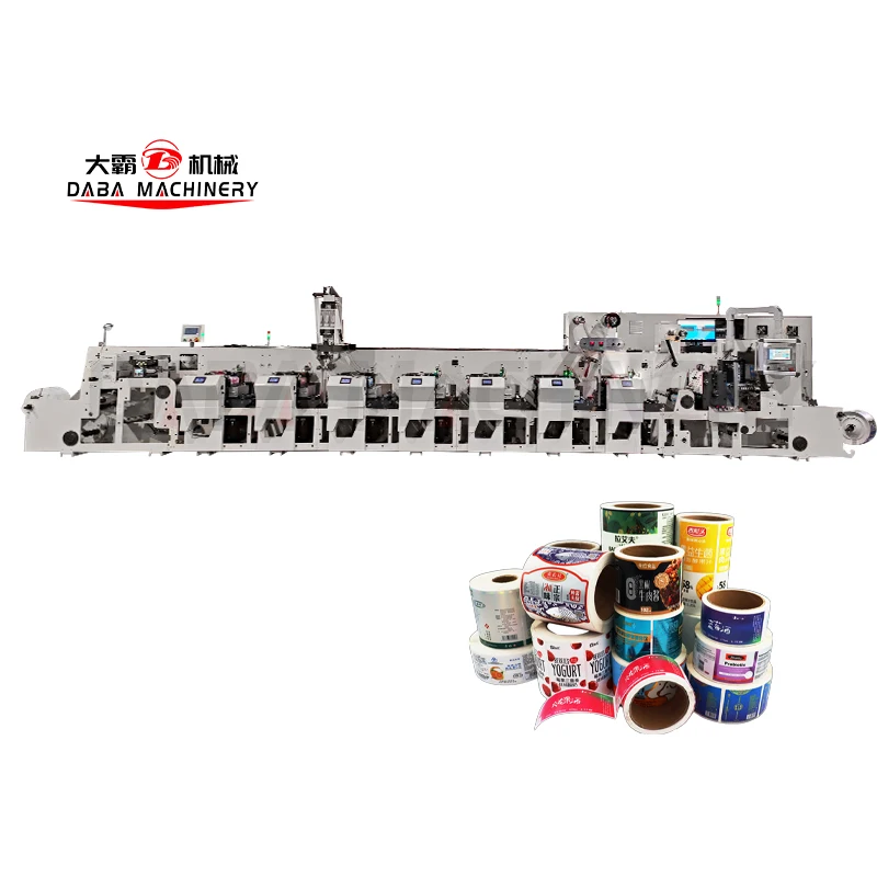 Unit Type Flexo thermal sticker date bar qr batch code label barcode printing machine