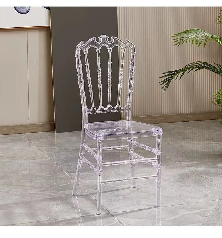 Banquet Chair Stackable Clear Resin Acrylic Chavari Chairs Wholesale Banquet Chairs
