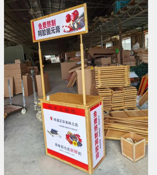 Supermarket Portable Exhibition booth Display Counter Promotion Table