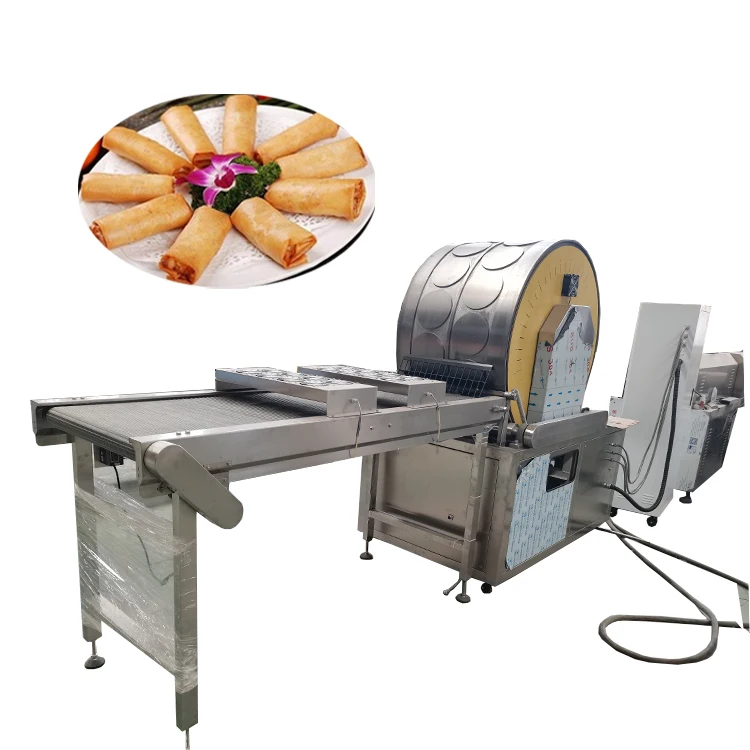 Ethiopian Injera Automatic Mini Spring Roll Making Machine