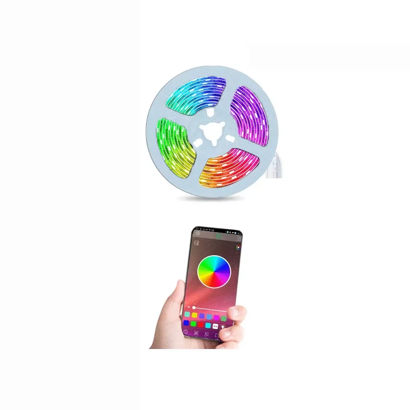 LEDEAST AV-FA100 Многофункциональный 10 м гибкий Tuya Wifi смартфон с управлением 16 млн RGB меняющий цвет светодиодный светильник