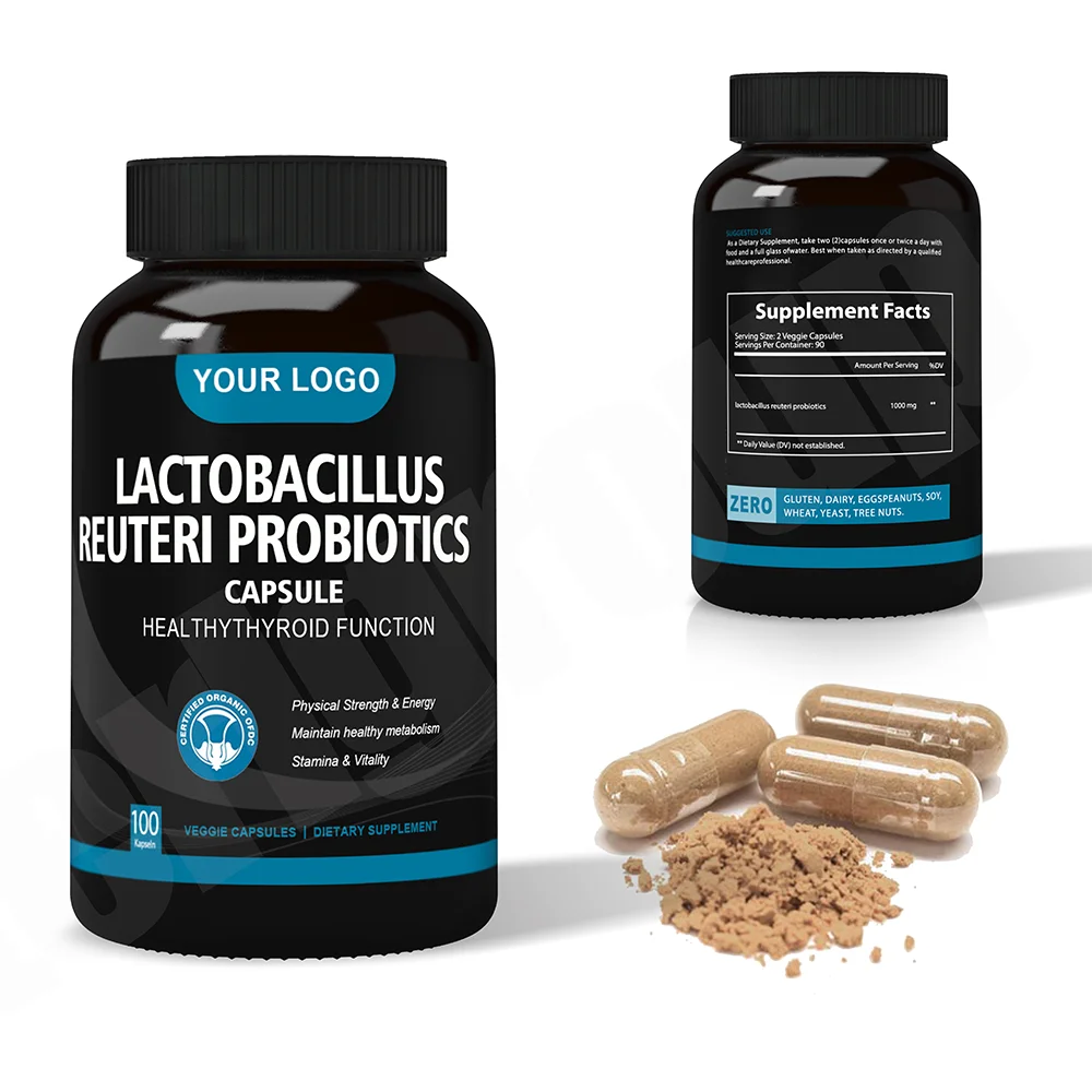Private Label freeze-dried probiotics 99% supplement lactobacillus acidophilus capsules