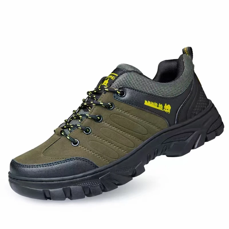 Cheap stock wholesale outdoor leather sports hiking shoes for men women big size 36-48 walking running sport casual shoes