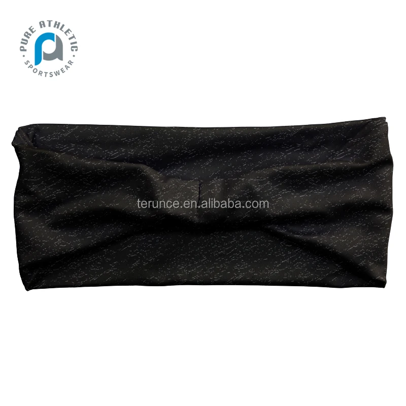 Pure Popular high quality hair band women cotton sport girl yoga headband custom logo headband wholesale
