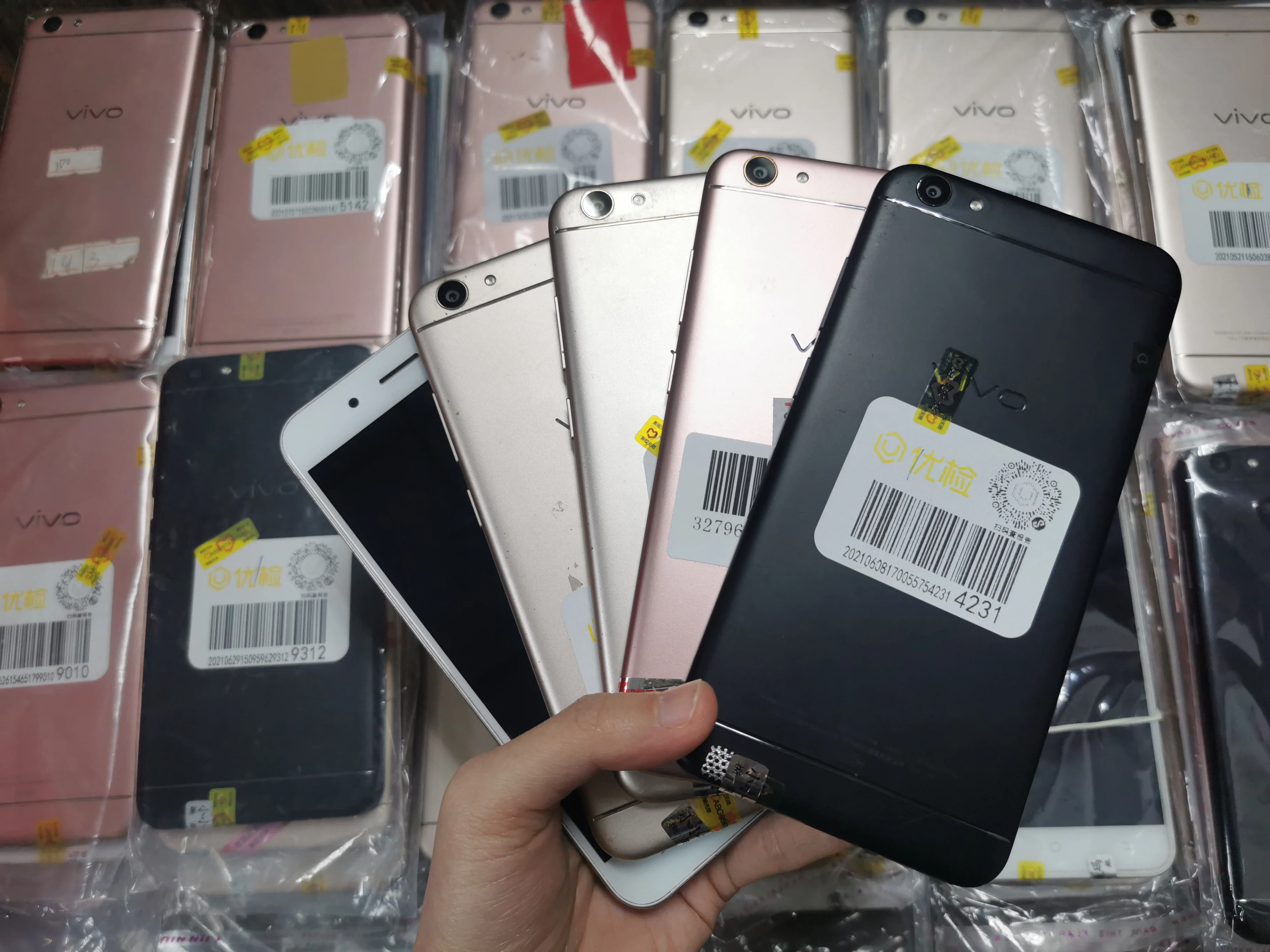 cheap price 5.5 inch 3GB+32GB globally unlocked 2 SIM Snapdragon Android 4G for Vivo Y66 used mobile phones