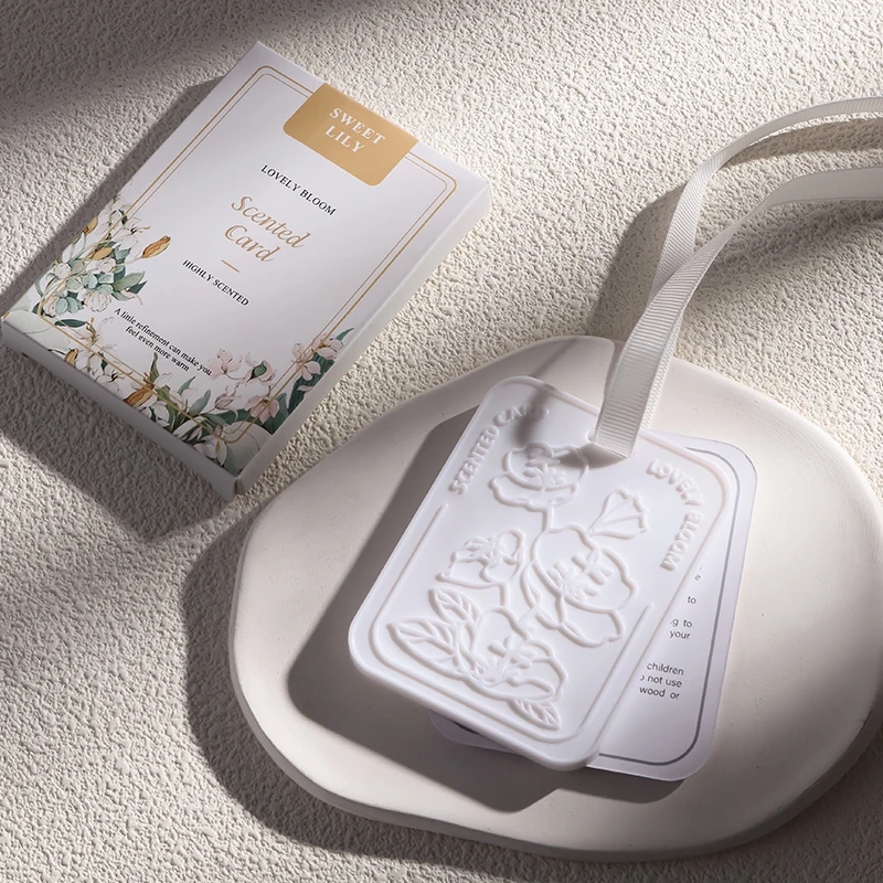 Enjoy Everyday Eco-friendly EVA Material Scented Cards Hotel Car Closet Hanging Air Freshener Fragrance Rubber Card