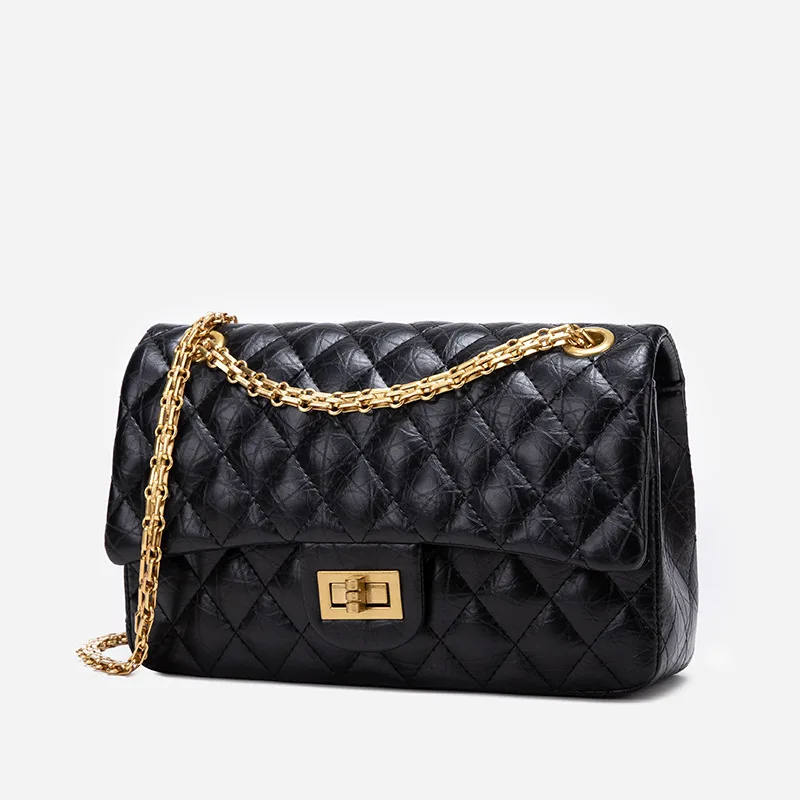 Factory spot 2022 new elephant pattern rhombus shoulder all-match chain diagonal bag