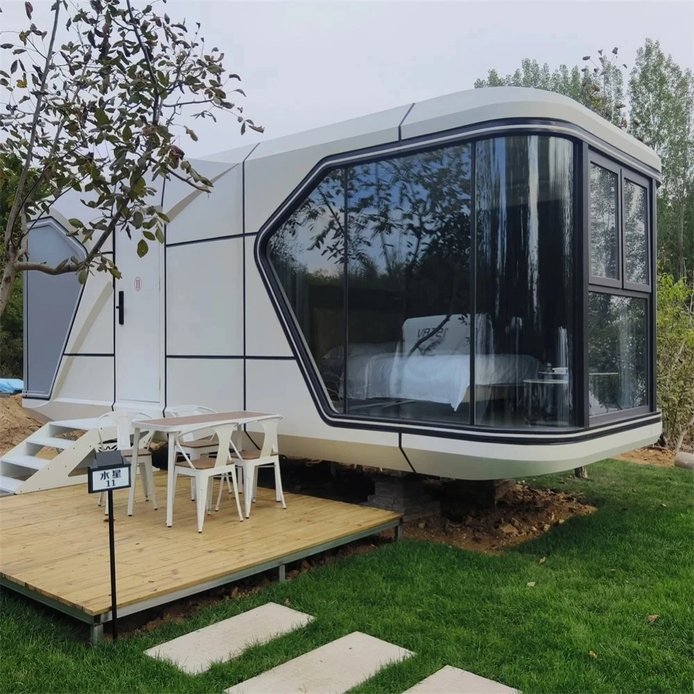 Prefab modular 2024 space capsule house 2 bedroom space capsule house luxury mobile house