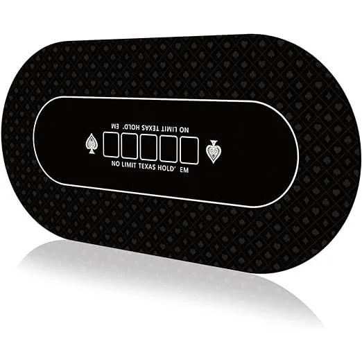 Texas Desk Cloth Board Pad Game Casino Rubber Big Poker Table Mat Poker Matte Benutzer Definierte Gummi-Poker-Matte