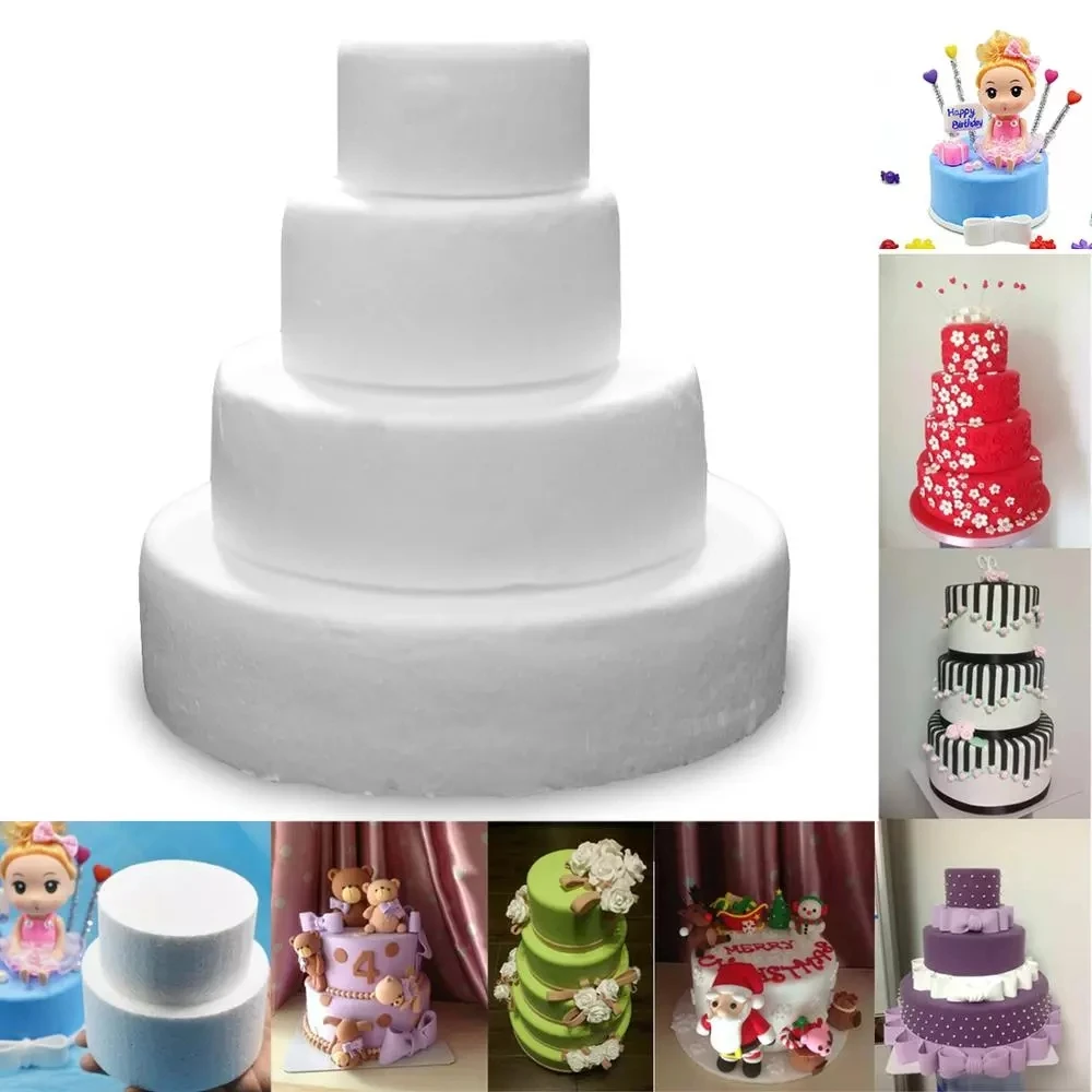 Cake Display Dummy Cake Modelling Foam Polystyrene Styrofoam Dummies Sugar Craft Party Diy Christmas Wedding Dummy