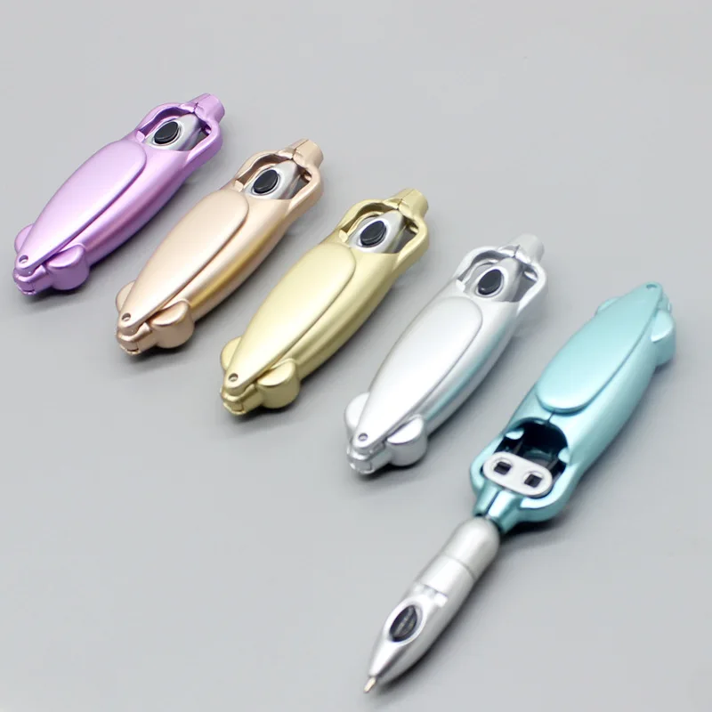 Custom Logo Multifunctional Squid Styling Pen Creative Decompression Spring Ballpoint Pen Promotion Gift Ballpoint Pen