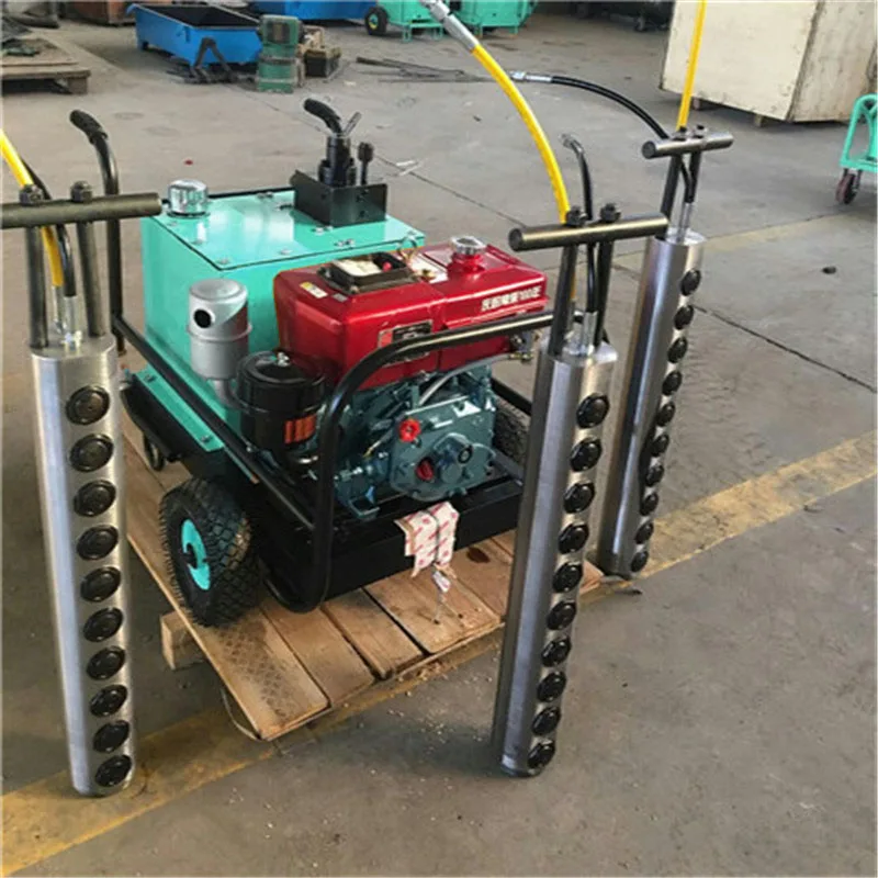 Professional Rock Breaking Machine Diesel Rock Splitter Splitting Rod hydraulic rock splitter for sale