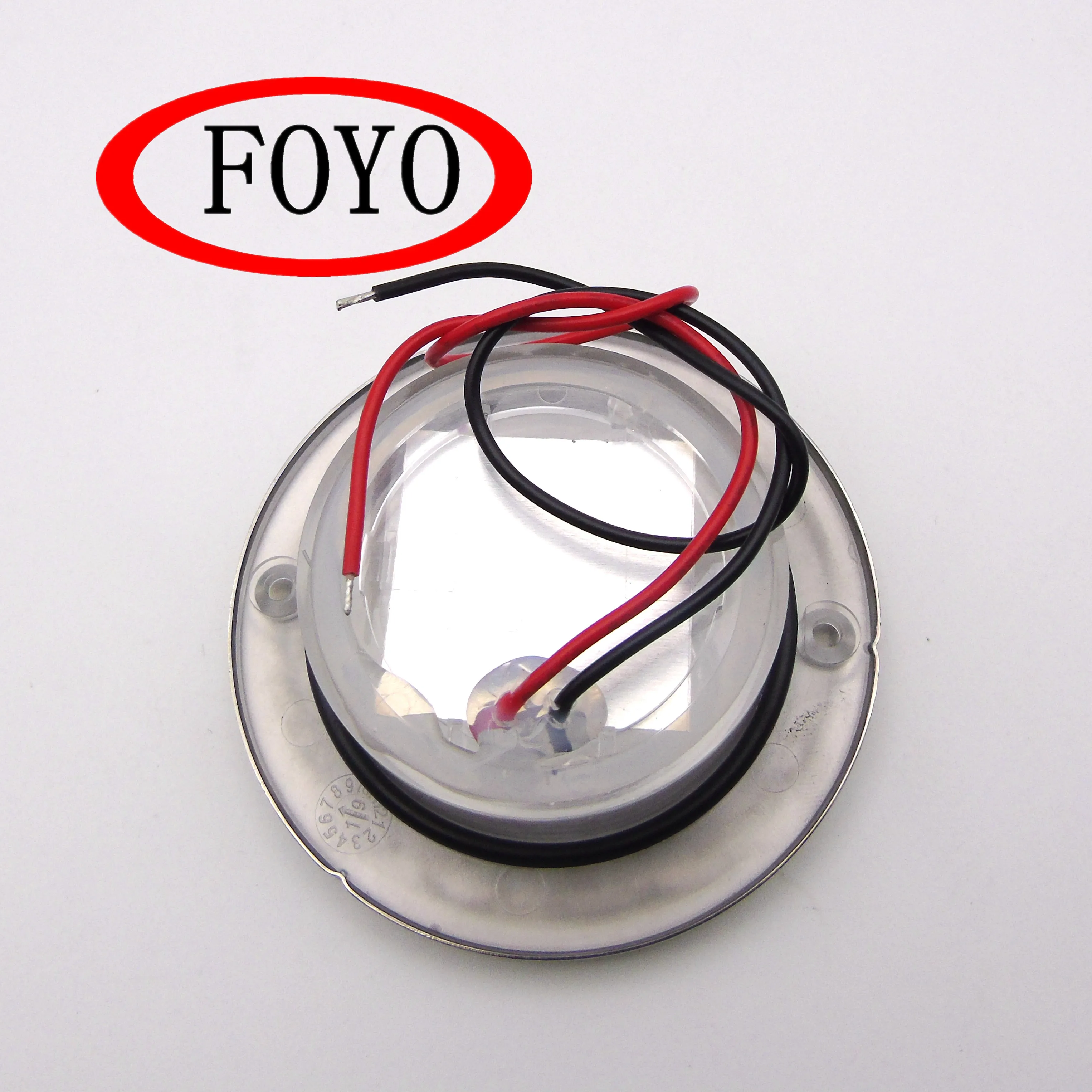 China Foyo hot sale  12V Marine Boat LED Ceiling Dome Light Car Interior Lamp for 12V Marine Boat RV Motorhome Accessories