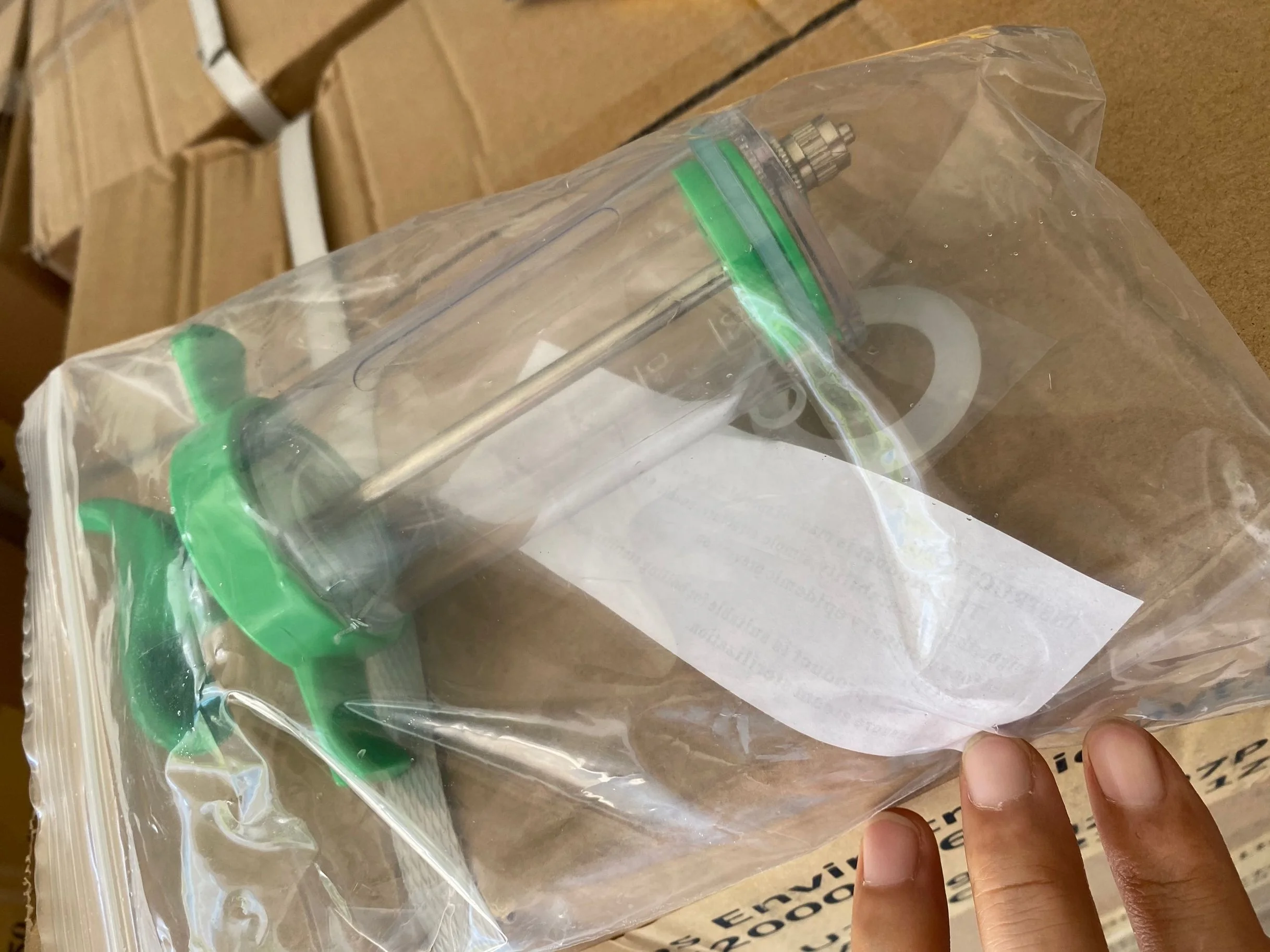 NL207 hot sales new type veterinary syringe 100ml 100cc tpx pc