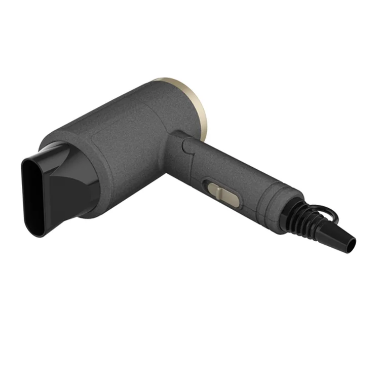 Biumart Foldable Hair Dryer High Watts Plastic Material flight Travel Small Hanging Loop Removable