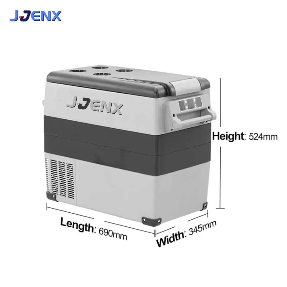 Best price 55L 12v 24v car refrigerator with digital display fridge deep freezer refrigerator for Hotel Car RV Outdoor Household