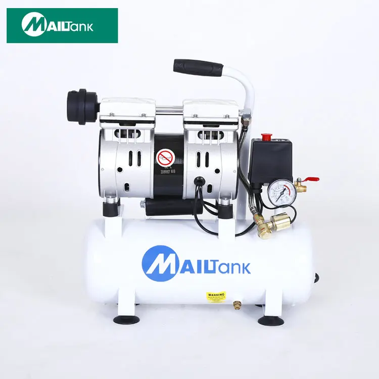 
Mailtank 220V 9L 102L/Min Portable Oil Free Mini Air Compressor for sale 