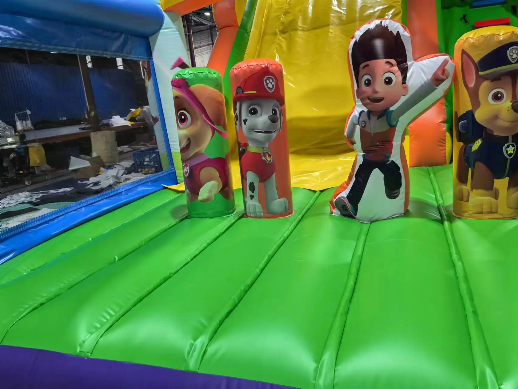 Inflatable toys accessories Commercial Inflatable Paw Jumping Patrols Bouncer Castle Inflatable House Bouncing And Slide Combo