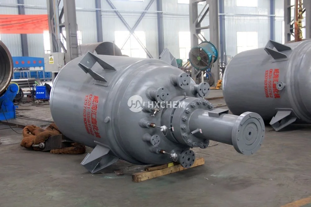 ASME certified high pressure reactor vessels