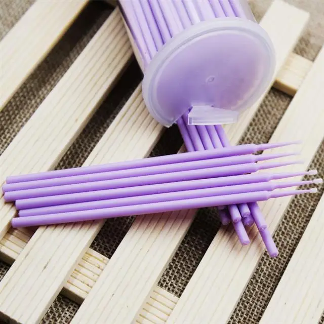 Eyelash Cleaning Cotton Swab Disinfection Cleaning Stick for Professional Eyelash Ironing Planting Grafting
