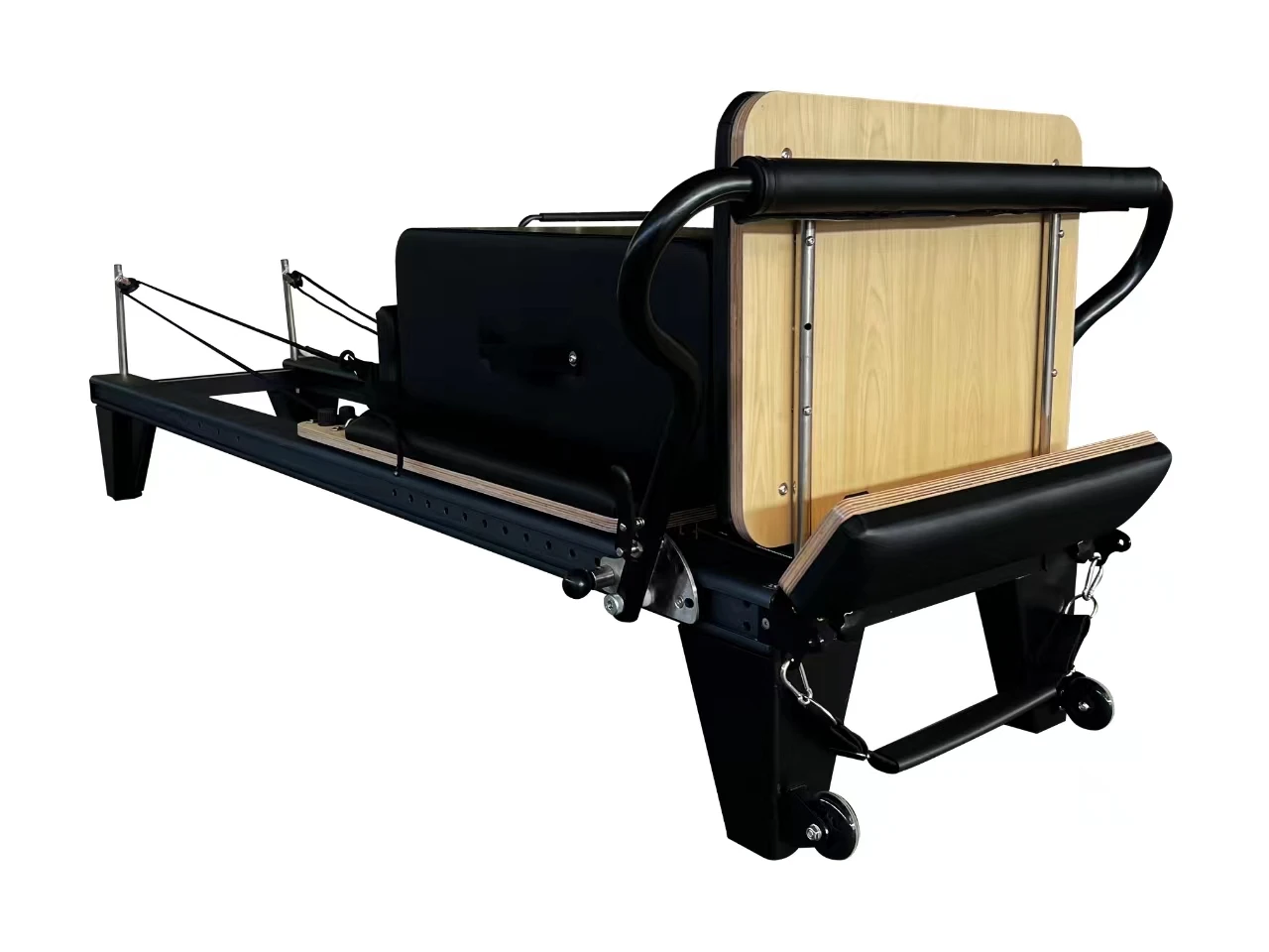 High Quality Little Black Bed Core Pilates Reformer Commercial Full Track with Slide Rail Equipment Hot Sale for Fitness Use