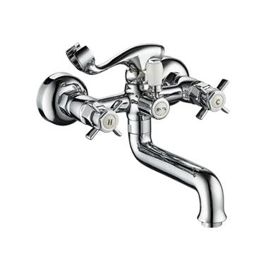 Active Demand Hotel Household Bathroom ABS Handheld Brass Valve Core Bath Shower Faucets Mixer