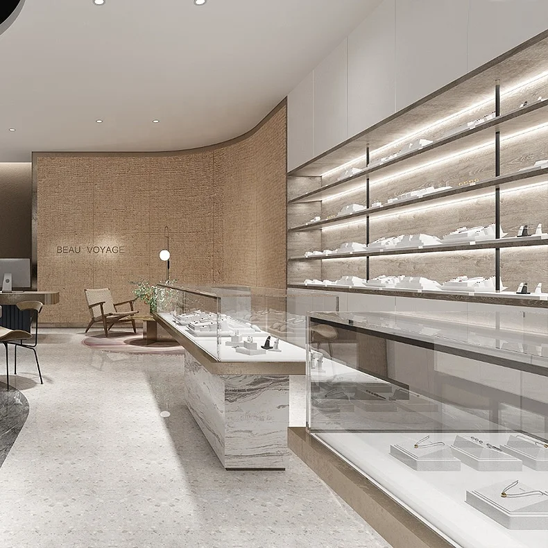 Витрина для ювелирных изделий на заказ, витрина для ювелирных магазинов, стеклянный Золотой шкаф, витрина