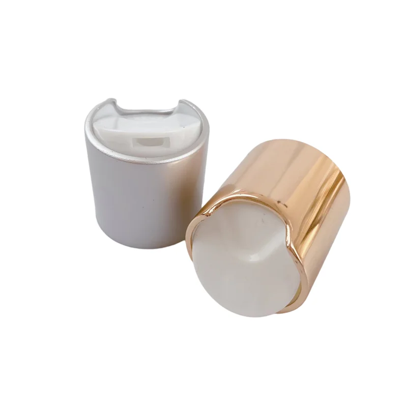 100 ml Plastic Disk Disc Top Cap for Cosmetic Bottle Aluminum