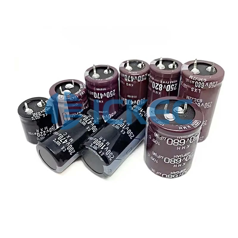 68UF 82UF 100UF 120UF 150UF 180UF 220UF 270UF 1800UF 200V 400V 420V 450V 500V Bullhorn Aluminum Electrolytic Capacitors