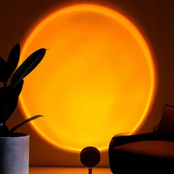 Sunset projection lamp sunset glow decoration home hotel live broadcast lamp decoration lamp to create a beautiful style